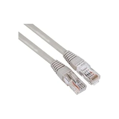Imagen de Cable de red Hama 00200910, 3 m, 1 GBit/s, U/UTP, CAT 5e, Enchufe RJ45, Gris