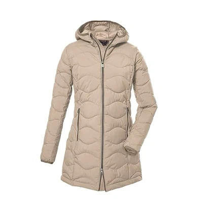Imagen de G.I.G.A. DX mujer Parka acolchada con capucha/parka funcional aspecto de plumón GW 20 WMN QLTD PRK, light beige, 36, 39844 000