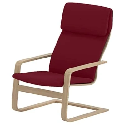 Imagen de ¡Solo cubierta! ¡La silla no está incluida! Fundas de repuesto para algodón Compatible con el sillón Pello IKEA. Rojo