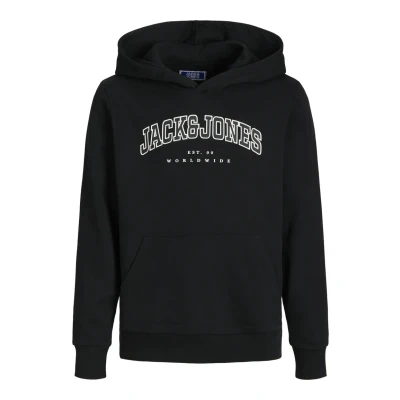 Imagen de Jack &amp; Jones Junior Jjecaleb Varsity HOOD Jersey con capucha para niños, Talla: 14a, Schwarz