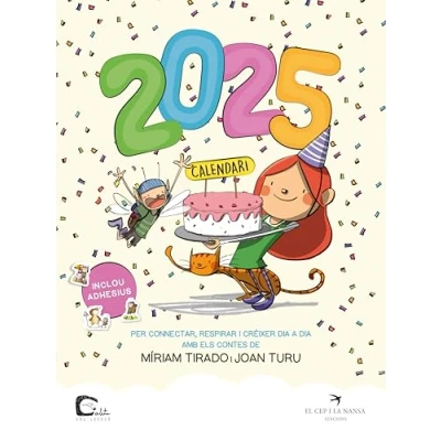 Imagen de Calendari 2025. La fada dels volcans. Del best seller Tinc un volcà: amb stickers de Joan Turu i consells Míriam Tirado. (Caleta)