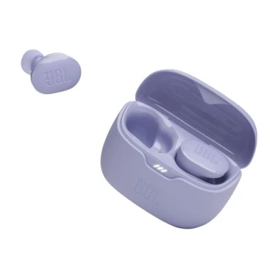 Imagen de Auriculares True Wireless JBL Tune Buds, Bluetooth, Cancelación de ruido, Micrófono, 8h, Morado
