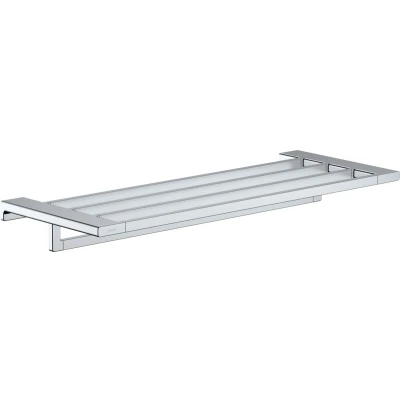 Imagen de hansgrohe AddStoris Toallero de baño con repisa, cromo, 41751000
