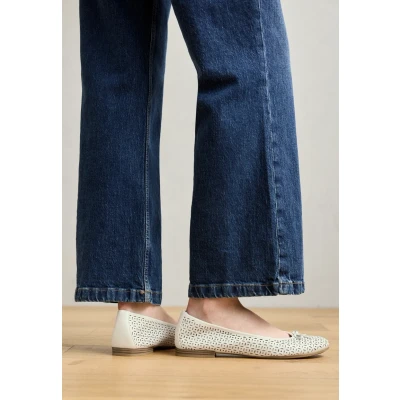 Imagen de Tamaris Damen 1 22116 41, Zapatos Tipo Ballet Mujer, Estructura Blanca, 38 EU