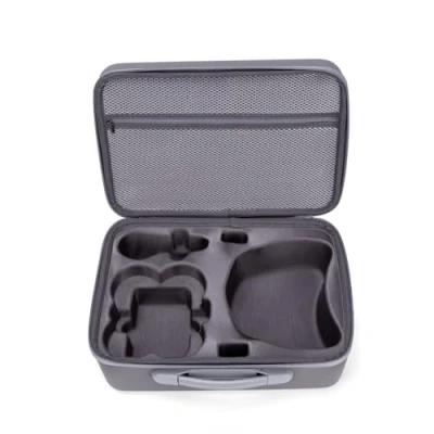 Imagen de DJYILUF Hardshell bolsa de transporte para DJI Neo, impermeable portátil compacto maletín Mavic gafas voladoras N3, almacenamiento accesorios drone, gris, Product size:
