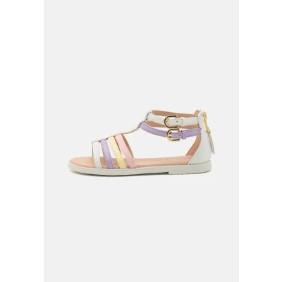 Imagen de Geox J Sandal Karly Girl, Sandalia, White/Lilac, 29 EU