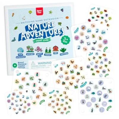 Imagen de Nene Toys Jardín de la Mariquita Expansión [Aventuras en Naturaleza] 24 Tarjetas Adicionales con Ecosistemas y Vida Salvaje Juego Educativo para Niños 3+ Años
