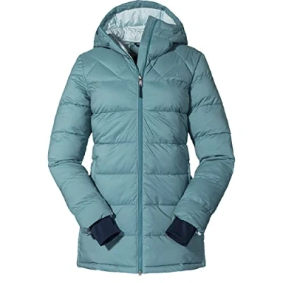 Imagen de Schöffel Insulated Boston L Parka Impermeable, Resistente al Viento, Abrigo de Invierno Funcional y Elegante, Mujeres, Tormenta la Nube, 42