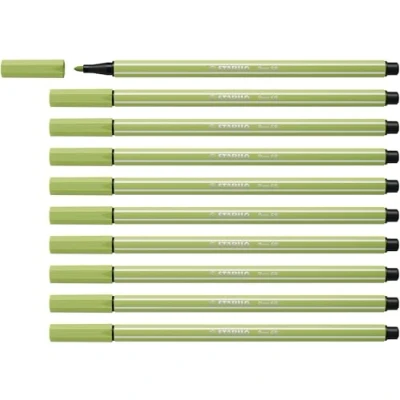 Imagen de STABILO Rotulador premium Pen 68 Caja con 10 unidades Color pistacho