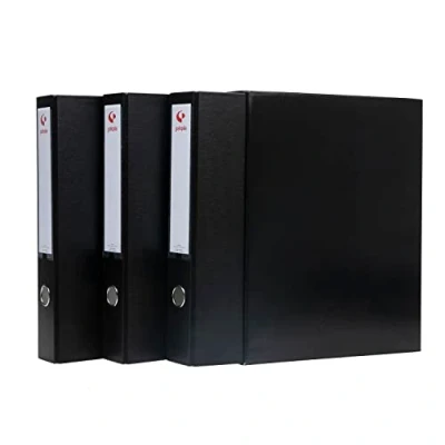 Imagen de Grafoplás 7284310－Módulo de 3 archivadores con palanca 65mm color negro