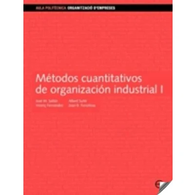 Imagen de Métodos cuantitativos de organización industrial i