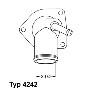 Imagen de WAHLER 4242.92D Termostato, refrigerante 92 con junta OPEL: Zafira B, Vectra C Berlina, Corsa Hatchback