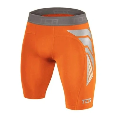 Imagen de TCA Pantalones Cortos CarbonForce Pro de Compresión para Hombre Naranja, M