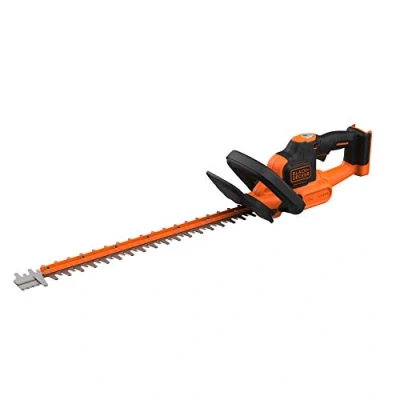 Imagen de BLACK+DECKER BCHTS36B XJ Cortasetos eléctrico 36V, Cuchilla de 55 cm con espacio entre dientes 22 mm, Doble interruptor, mango y accesorio hoja sierra, No incluye batería/cargador