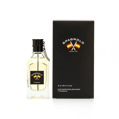Imagen de SPAGNOLO Auténtico, Colonia Hombre, 75 ml, Perfume Formato Spray, Eau de Toilette Natural y Masculina, Aroma Cítrico Especiado, Fragancia Fresca, Clásica Larga Duración