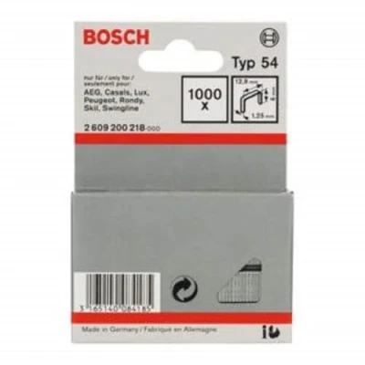 Imagen de Bosch Professional 2 609 200 218 Grapa de alambre plano tipo 54 12,9 x 1,25 6 mm (pack 1000)