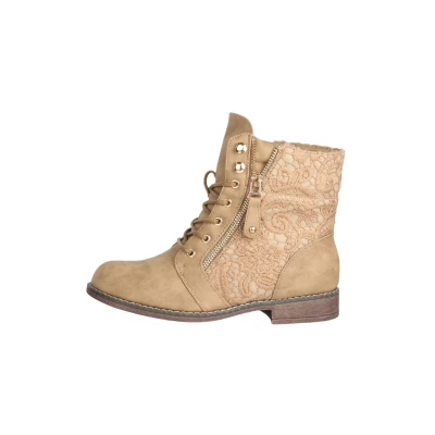 Imagen de Elara Herbst Botines con cordones, Mujer, Talla: 41, Khaki Zapatos