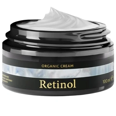 Imagen de Crema Hidratante Facial Mujer de Retinol Puro para la Cara + Acido Salicilico ORGÁNICO 100ml y Contorno Ojos Antimanchas Antiarrugas Satin Naturel