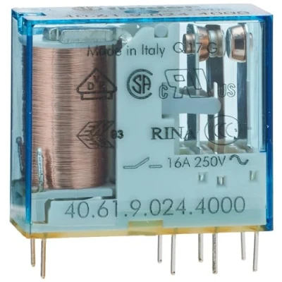 Imagen de Finder Serie 40 Rele Mini reticulado conmutado 16a 24vdc agsno2