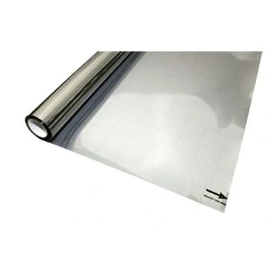 Imagen de GARDINIA lámina para Ventana, Aislamiento térmico, Ahorro de energía, Espejo, estática y Espejo con protección UV, se adhiere sin Pegamento, 90 x 150 cm, 100% PVC, Plata