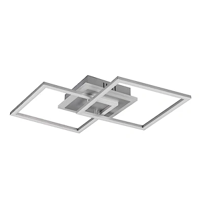 Imagen de Reality, Plafón, Venida incl. 1 x LED,SMD,25,0 Watt,3000K,3000 Lm. Cuerpo: Metal, Titán A:57,5cm, L:35,0cm, A:7,5cm Regulable mediante interruptor