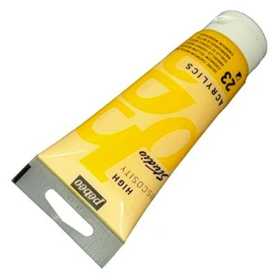 Imagen de Pébéo Acrílico Fine Studio Pintura acrílica Amarillo Cadmio Medio Imitatión 100 ml, Imitación