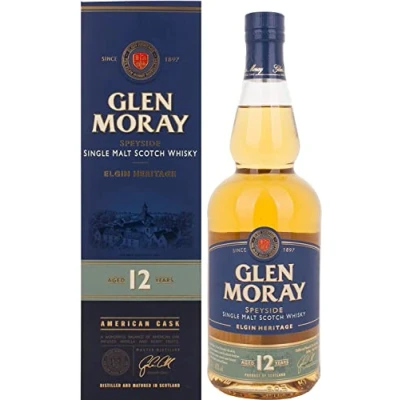 Imagen de Glen Moray 12 Years Single Malt Whisky, 700 ml