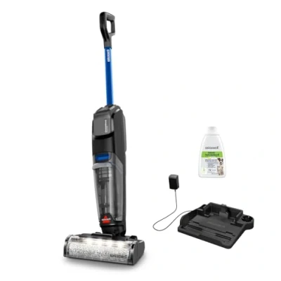 Imagen de Bissell CrossWave OmniFind, Aspiradora de Mano Sin Cable, Aspirado y Mopa al Mismo Tiempo, Con Luces LED FurFinder para Detectar Suciedad Pelos Mascotas, 185m² Limpieza Multisuperficie, 4006N