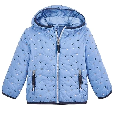 Imagen de first instinct by killtec Niños Chaqueta acolchada con efecto 3D y capucha/chaqueta outdoor FIOS 67 MNS JCKT, blue, 98 104, 41585 000