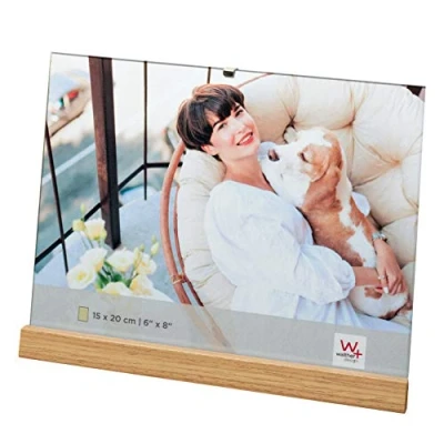 Imagen de Walther Design YQ520H Simplicity marco foto, 15 x 20 cm, Marrón (naturaleza)
