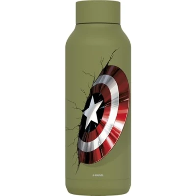 Imagen de Quokka Botella Termo Acero Inoxidable Solid Olive Green 510 ML Captain America