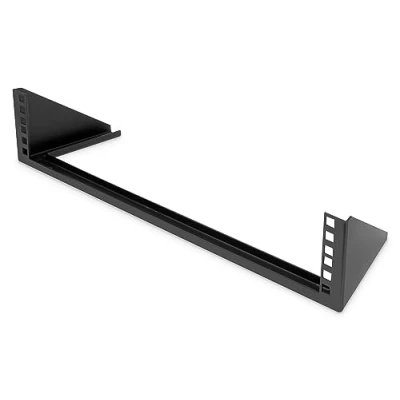 Imagen de DIGITUS DN 48003 Bastidor de 19 Pulgadas 2U Universal para Equipos 19&quot; Montaje Vertical en Pared Accesorios Audio y Video 105 x 504 151 mm Negro