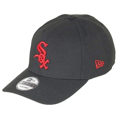 Imagen de New Era Chicago White Sox 9forty Adjustable Snapback Cap MLB Essential Black/Red One Size