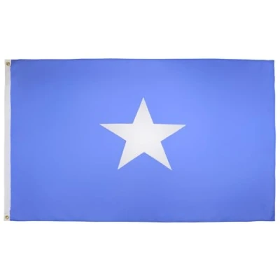 Imagen de AZ FLAG Bandera Somalia 90x60 cm Somalí 100% Poliéster Con Ojales de Metal integrados 50g Colores Vivos Y Resistente A La Decoloración
