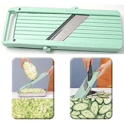 Imagen de Mandolina japonesa para verduras y frutas, utensilio de corte cocina, rebanador alimentos