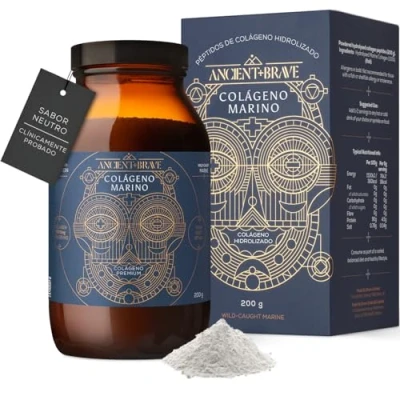 Imagen de Ancient + Brave Wild colágeno 200g Suplemento en polvo de captura silvestre marina 100% péptidos hidrolizados (pescado) Ayuno, cetogénico Anti envejecimiento