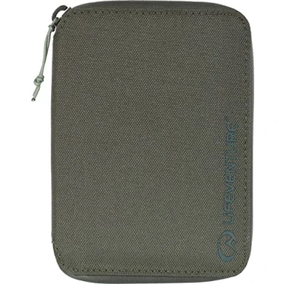 Imagen de Lifeventure Mini Billetera de Viaje con Protección RFID, Plegable Cremallera y Soporte para Pasaporte Viajes, Material Reciclable, Aceituna
