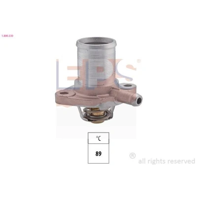 Imagen de EPS 1.880.330 Termostato, refrigerante 89 Made in Italy OE Equivalent con junta RENAULT: Kangoo I, CLIO 1, I Express