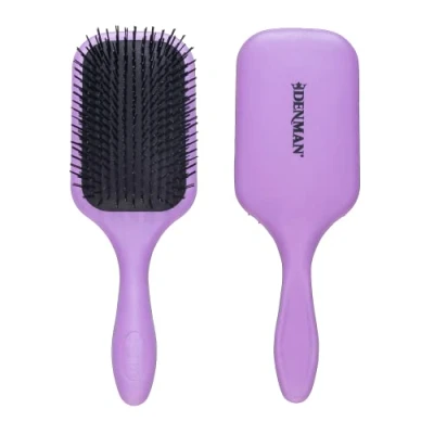 Imagen de Denman Tangle Tamer Ultra (Violet) Detangling Paddle Brush For Curly Hair And Black Natural use with both Wet &amp; Dry Hair, D90L