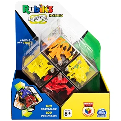 Imagen de Spin Master Games Perplexus Rompecabezas Rubik Bola Laberinto 3D Híbrido y Cubo de 2x2 con 100 Obstáculos 6058355 Juguetes Niños 8 años +