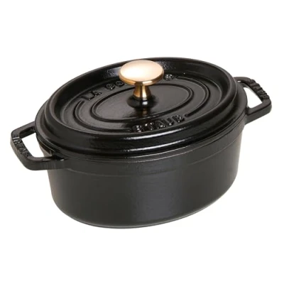 Imagen de STAUB Cacerola/Cocotte de Hierro Fundido Ovalada, 17 cm, 1 L, Negro