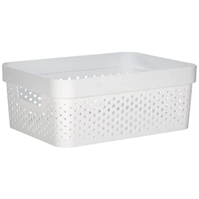 Imagen de CURVER, Bandeja Infinity 11L, blanco, 35,6 x 26,6 13,6 cm, plástico reciclado