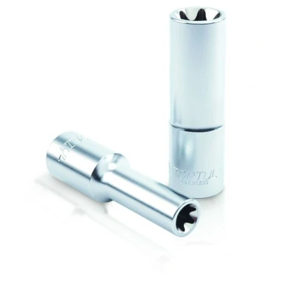 Imagen de TOPTUL BAEF0808 Piezas insertables de llave cubo dodecagonal DIN3124 8 Acero cromo vanadio Larga