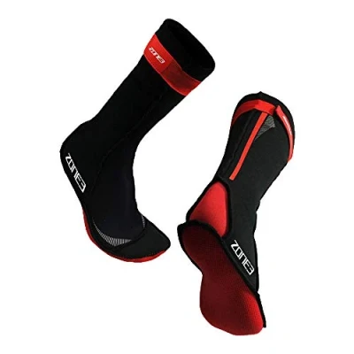 Imagen de Zone3 Neoprene Swim Socks Calcetines, Unisex Adulto, Black, S
