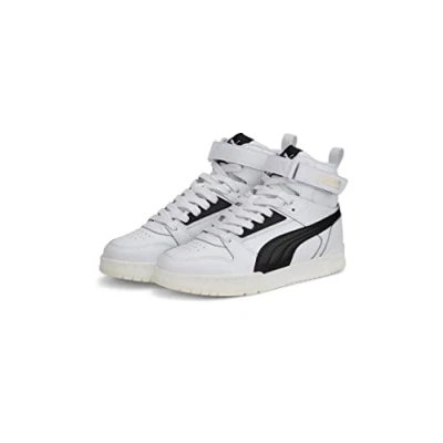 Imagen de PUMA Rbd Game Jr, Zapatillas Deportivas, White Black Team Gold, 38.5 EU