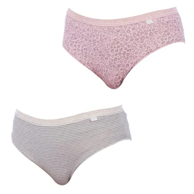 Imagen de JANIRA Pack 2 Braguitas Brislip de Algodón Mujer 1031153. Tipo brislip, algodón, Ropa Interior