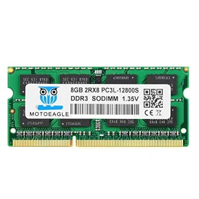Imagen de 8GB DDR3L 1600MHz SODIMM PC3L 12800S Unbuffered Non ECC 1.35V CL11 2Rx8 Dual Rank 204 Pin Portatil Memoria Principal Module Upgrade