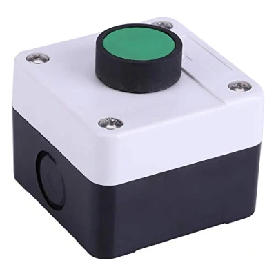 Imagen de Kafuty Caja de Interruptor Botón Control un IP54 Resistente a la Intemperie Verde Salida abridor automático Puerta