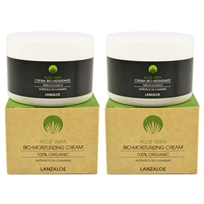 Imagen de Lanzaloe crema bio hidratante 100% ecológico de Aloe Vera 200ml x 2 unidades