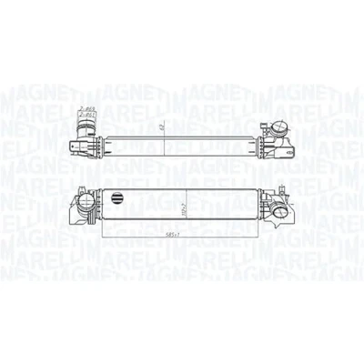 Imagen de MAGNETI MARELLI 351319205540 Intercooler